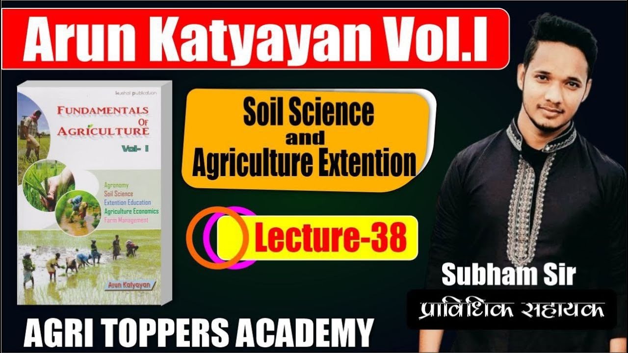 SALINE & ALKALINE AND AGRI EXTENTION //BIHAR BAO // LECTURE-38 //SUBHAM  SIR// ARUN KATAYAYAN VOL-1