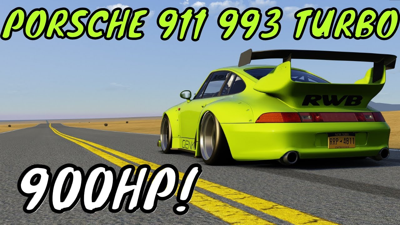 900hp Porsche 911 993 Turbo RWB - Top Speed Run  | Assetto Corsa |