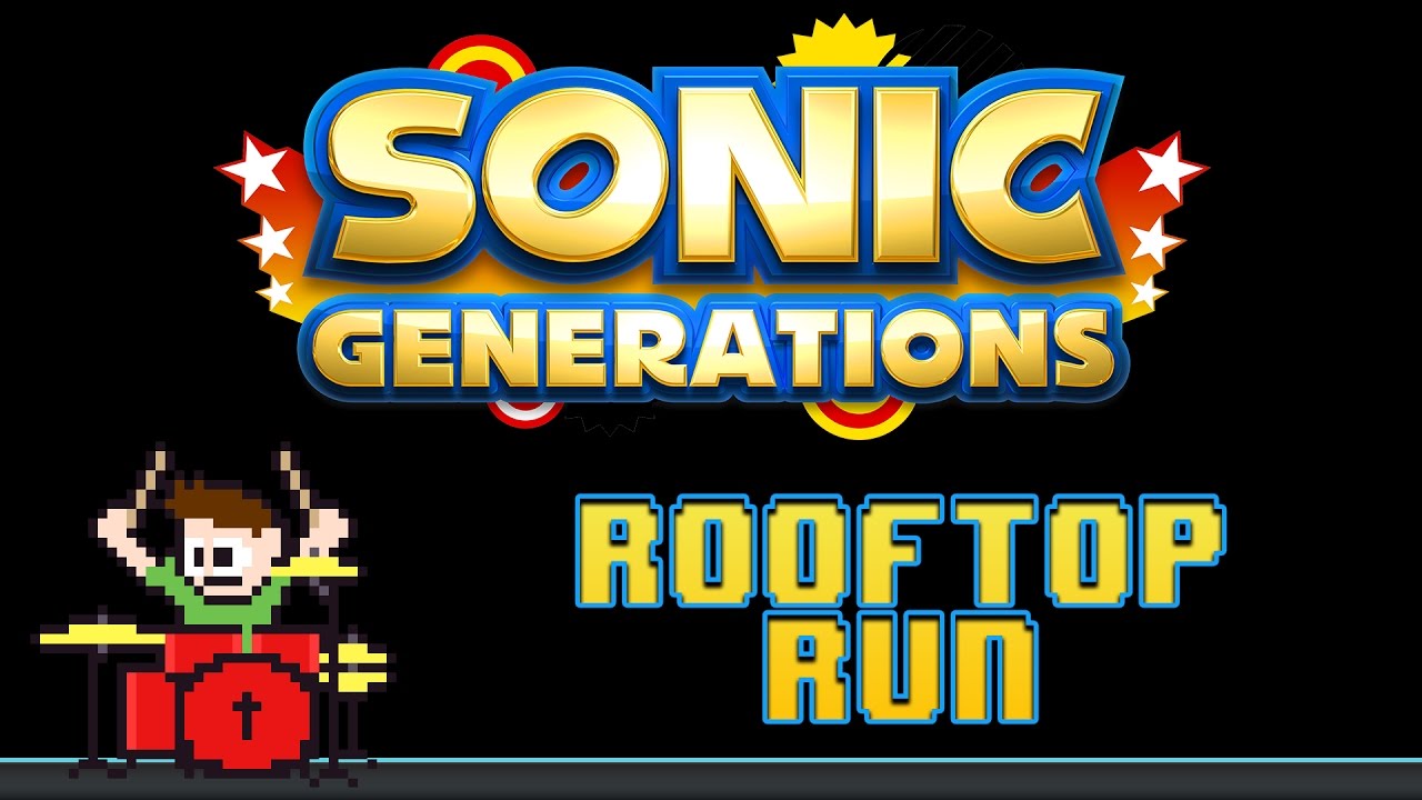 Sonic Generations - Rooftop Run [Modern] (Drum Cover) -- The8BitDrummer