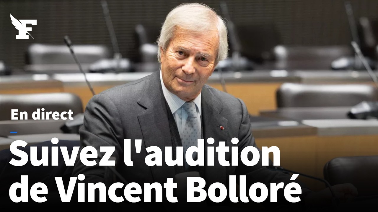 Suivez l'audition de Vincent Bollor&eacute; par la commission d&rsquo;enqu&ecirc;te sur l&rsquo;audiovisuel public