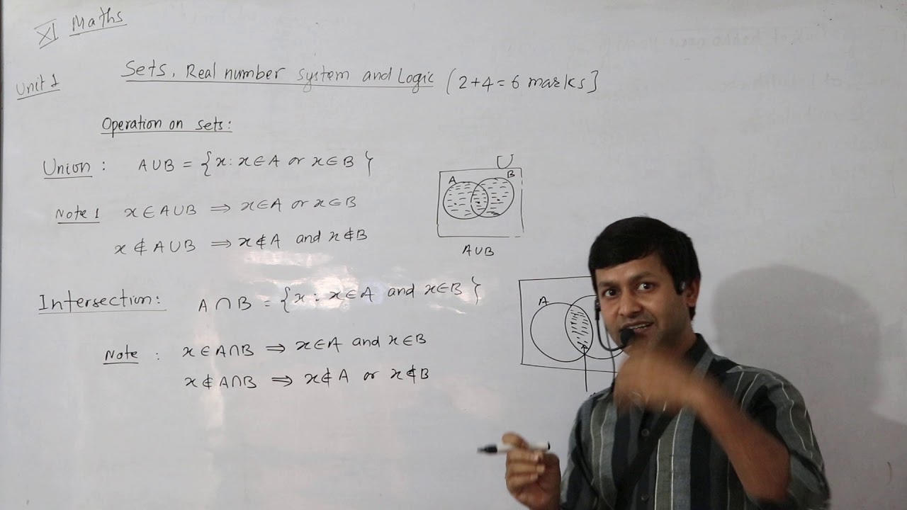 set theory maths class11part 1  Dinesh  shah pi and acs nepal