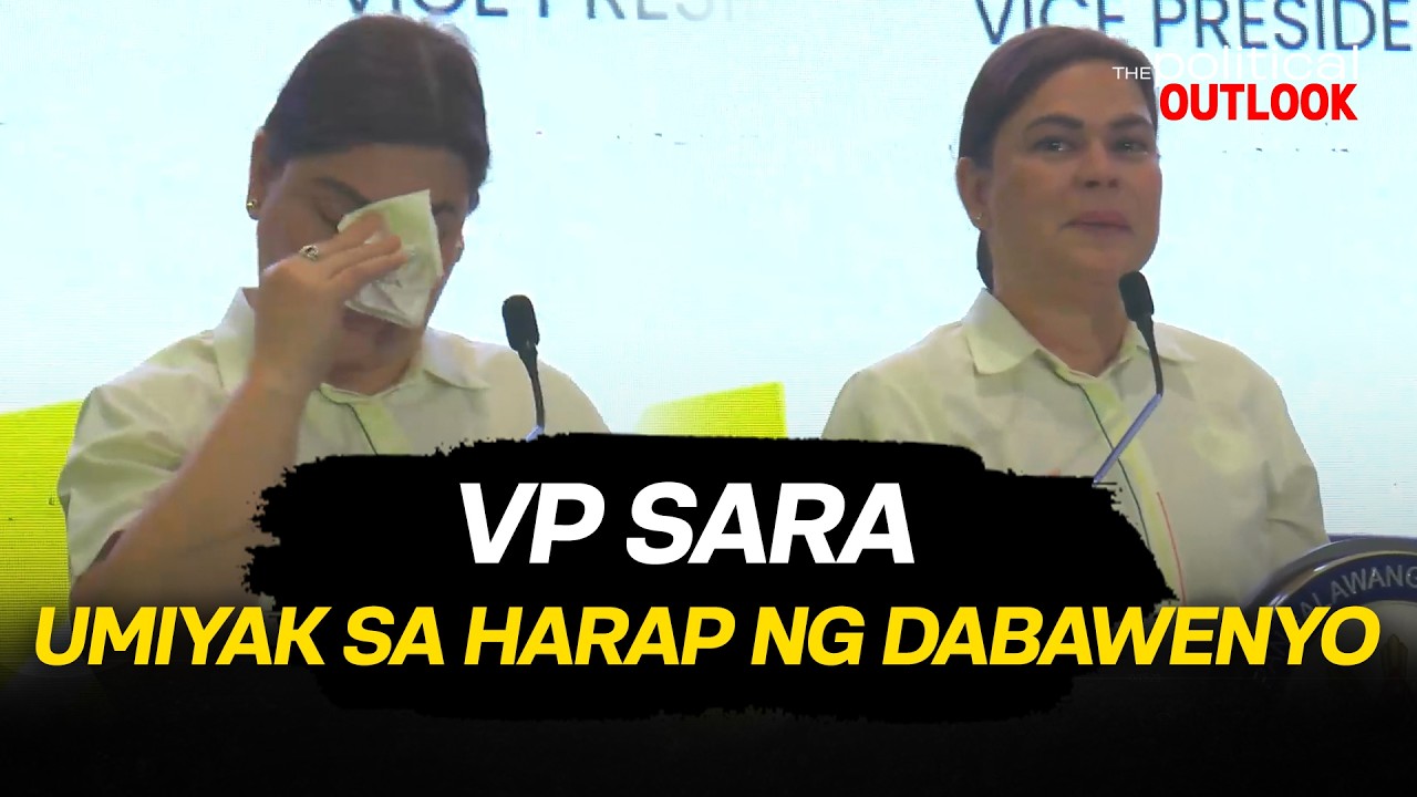 VP SARA, 'DI NAPIGILANG UMIYAK SA HARAP NG KANYANG MGA TAGA-SUPORTA