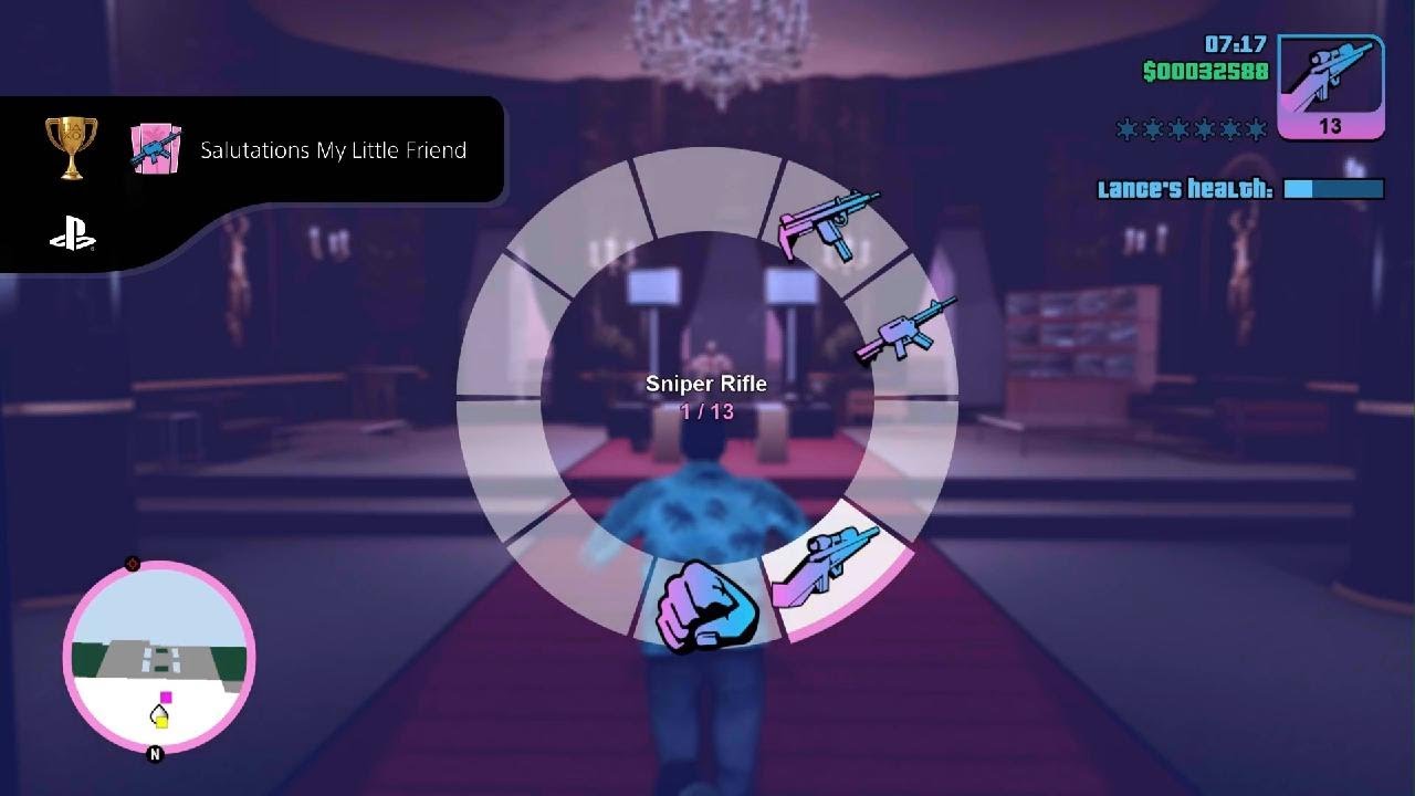 GTA Vice City Salutations of My Little Friend Trophy