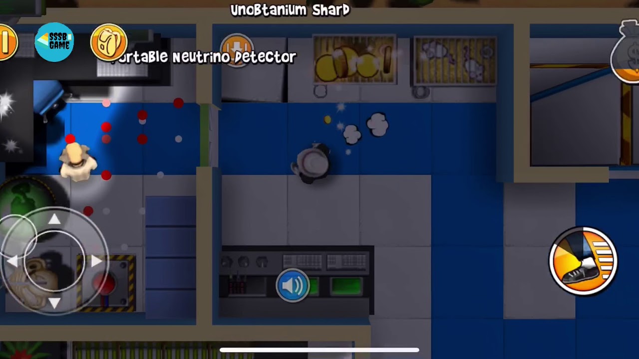 Robbery Bob: CHAPTER 8 - BONUS Level 8 , 100% iOS/Android Walkthrough