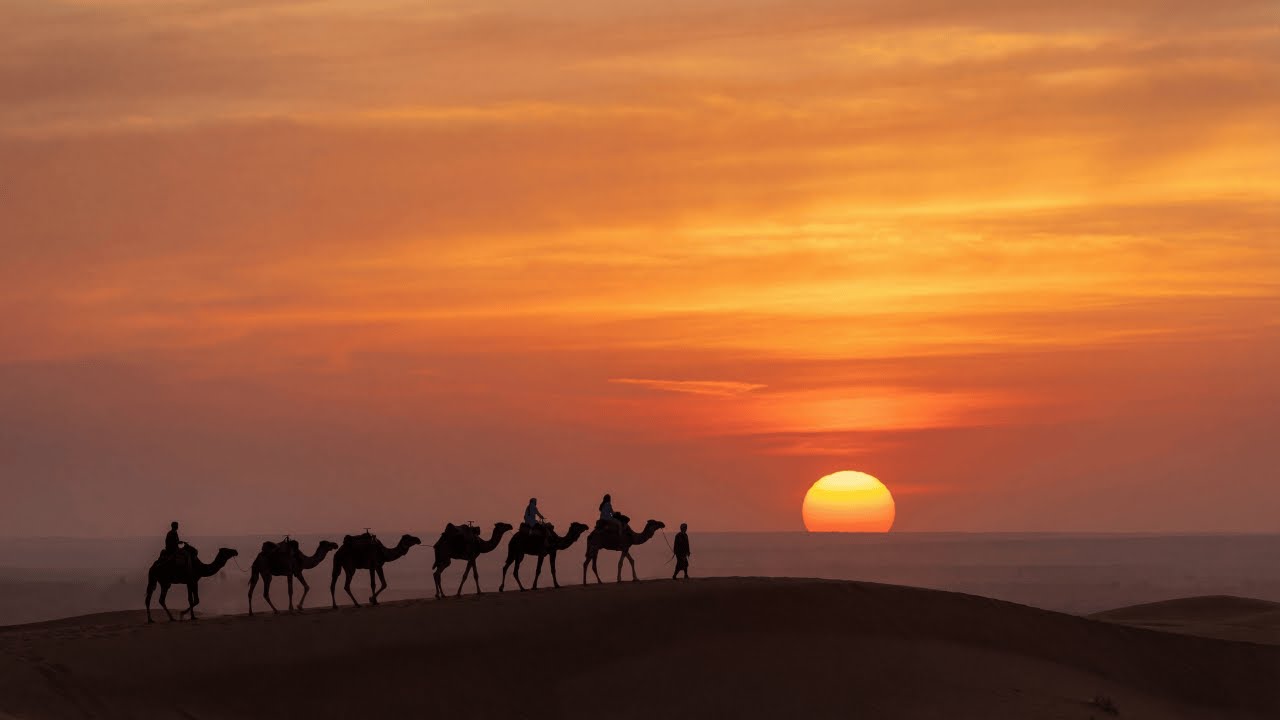 Deep Ambient Arabic Music for Relaxing, Studying & Sleep I Mystical Arabian Night 🌙 4K