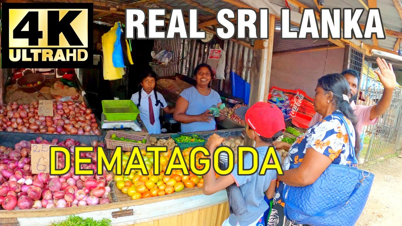 [4K] Walking Sri Lanka DEMATOGODA COLOMBO - Streets 4K, ASMR, No Talk, Street Sounds. REAL SRI LANKA