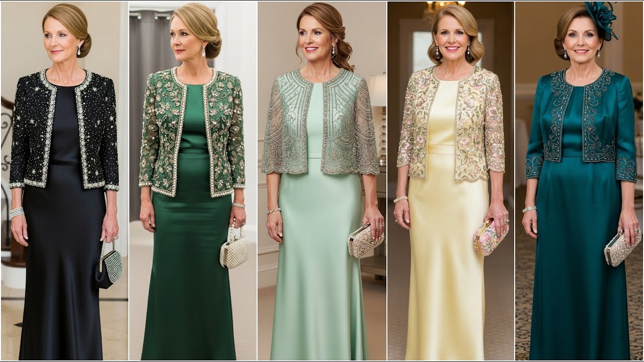 Gorgeous Mother of the Bride Gowns With Jackets Mother of the Bride Wedding Dress Ideas With Jackets