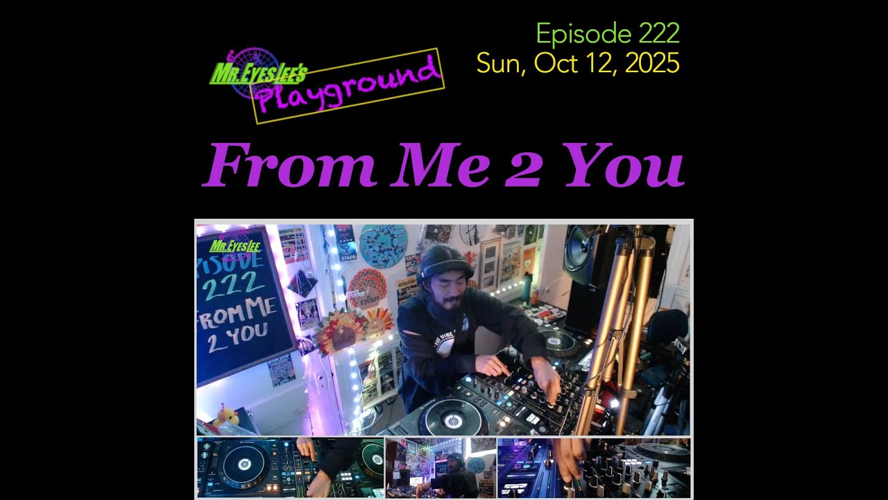 Playground Episode 222 - From Me 2 You - Oct 12, 2025 #dnb #rollers #neurofunk #jungle