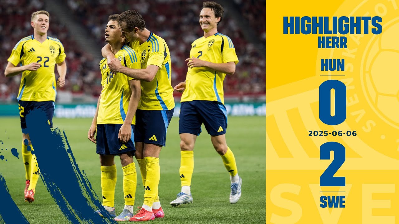 Stark tv&aring;m&aring;lsseger | Highlights Ungern&ndash;Sverige 0&ndash;2