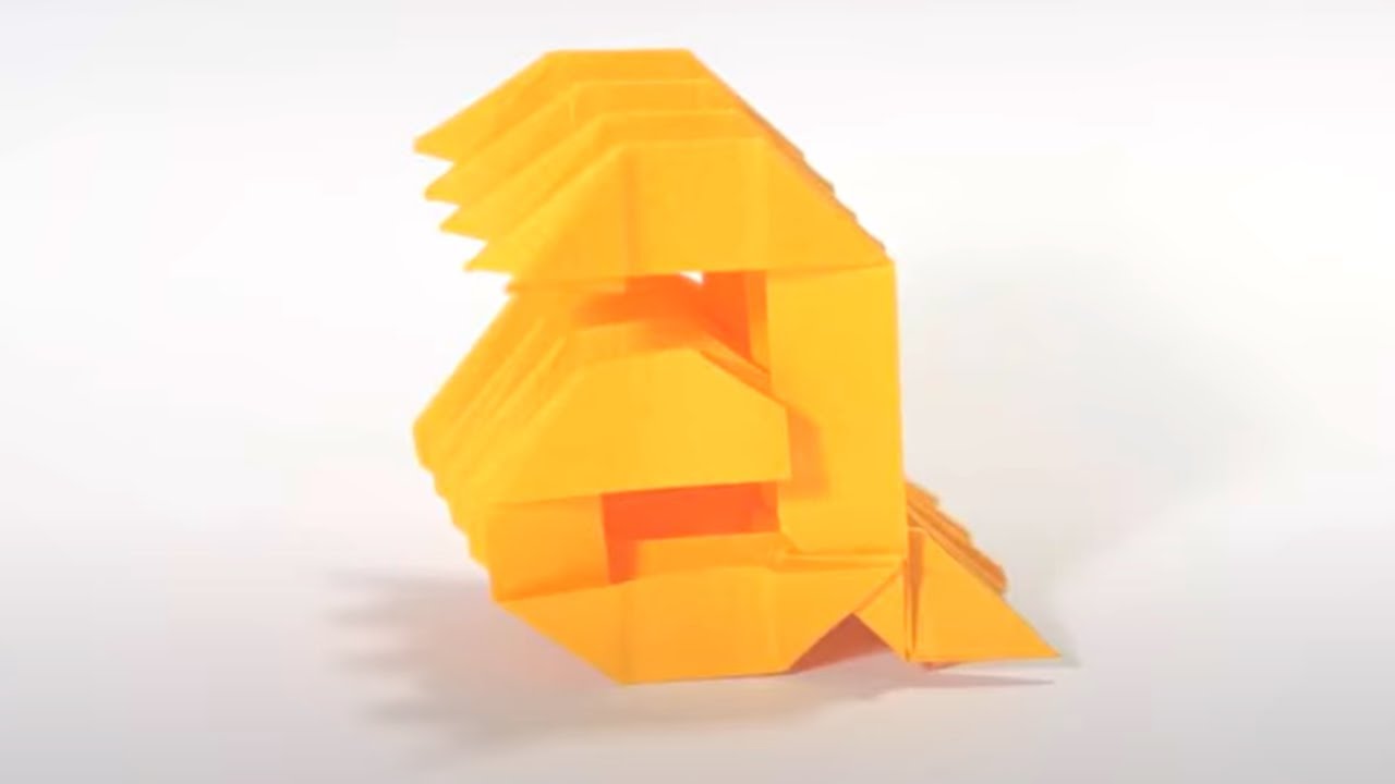 How to make origami letter 'a' | Origami Tutorial
