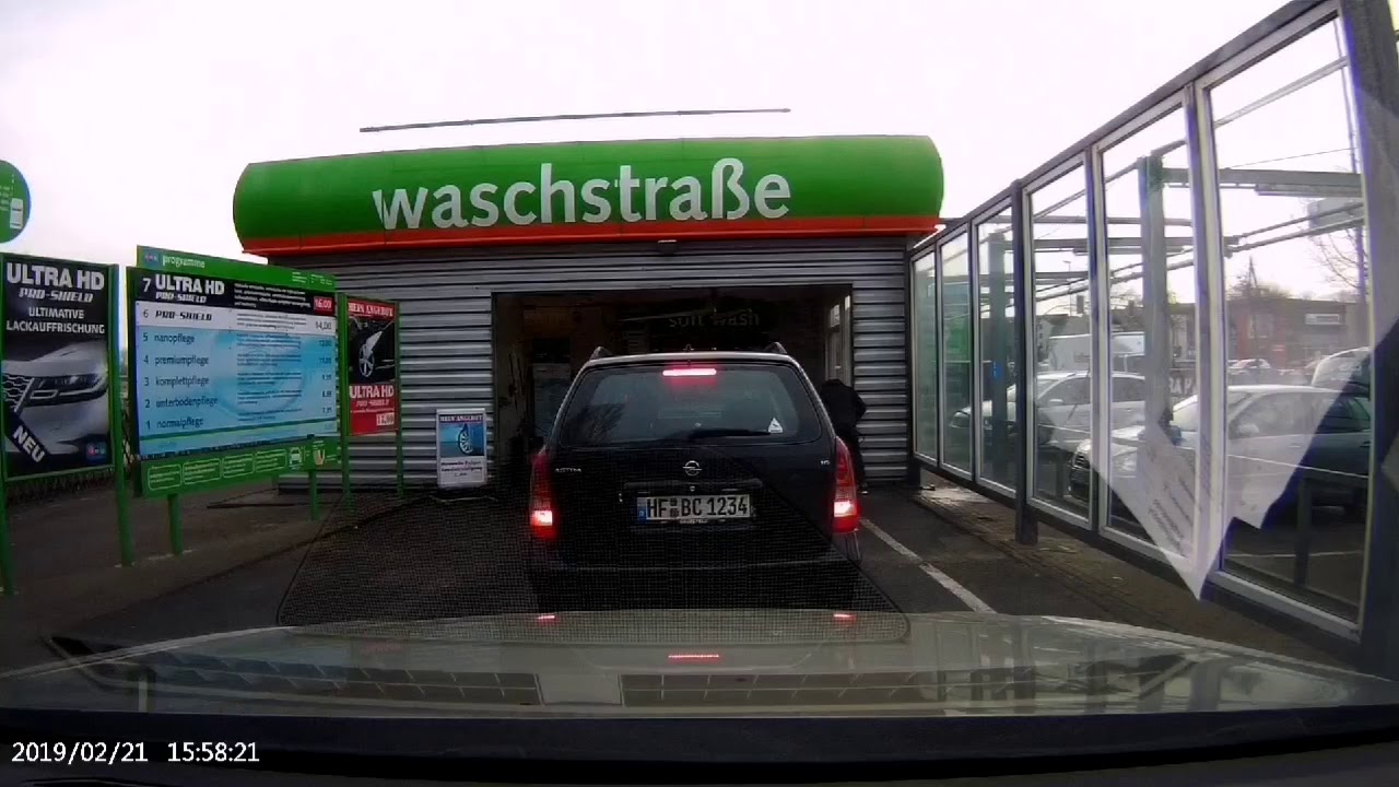 imo Car Wash Bielefeld - Fahrt durch die Waschstraße