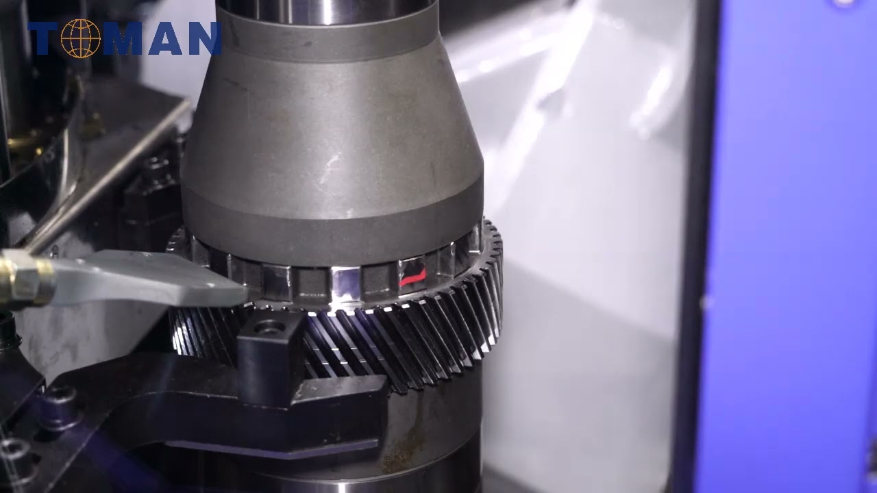 Y3125CNC10 gear Hobbing and Chamfering Deburring
