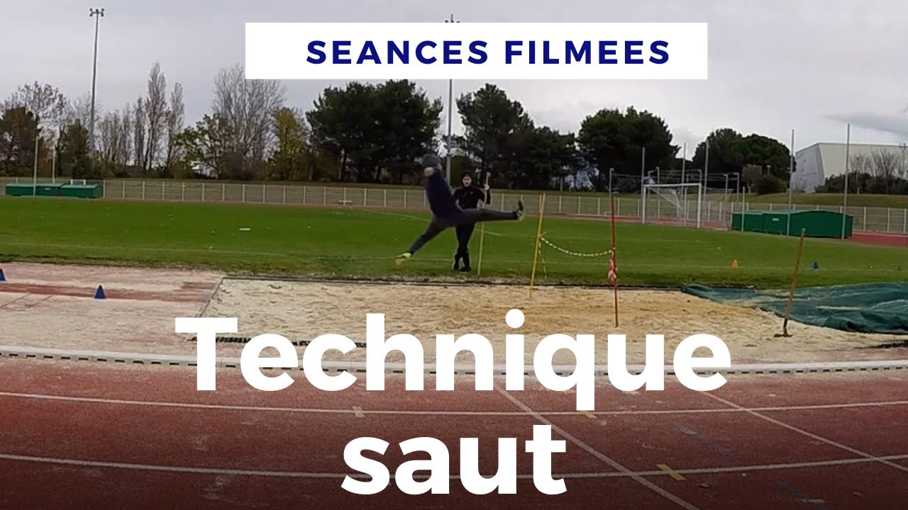 Séance #34 : Séance technique saut en longueur en athlétisme. Ramené et double ciseau