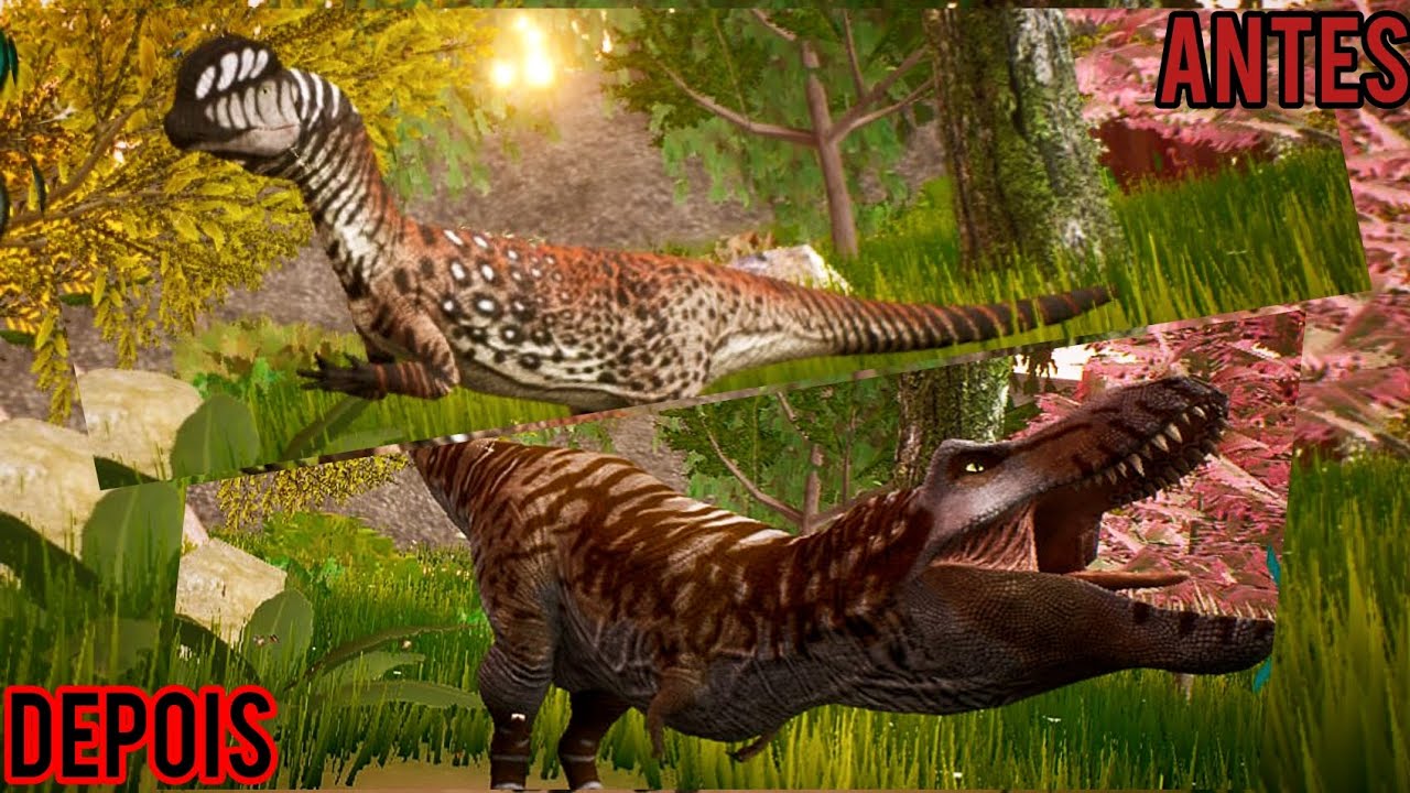The cursed Isle mas toda vez que eu matar ou morrer eu mudo de dinossauro! TCI PT/BR