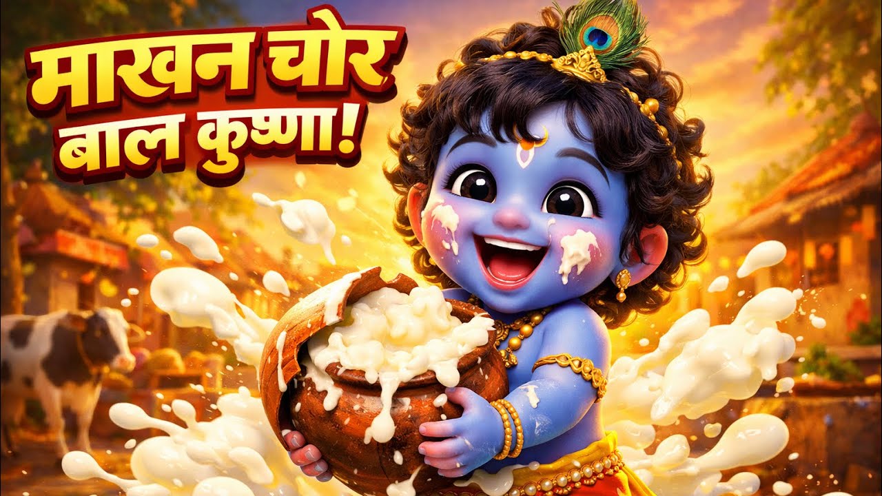 बाल कृष्णा| krishna poem| kids nursery rhyme|#kidspoem#nursery #cartoon #kidsentertainment #cute 