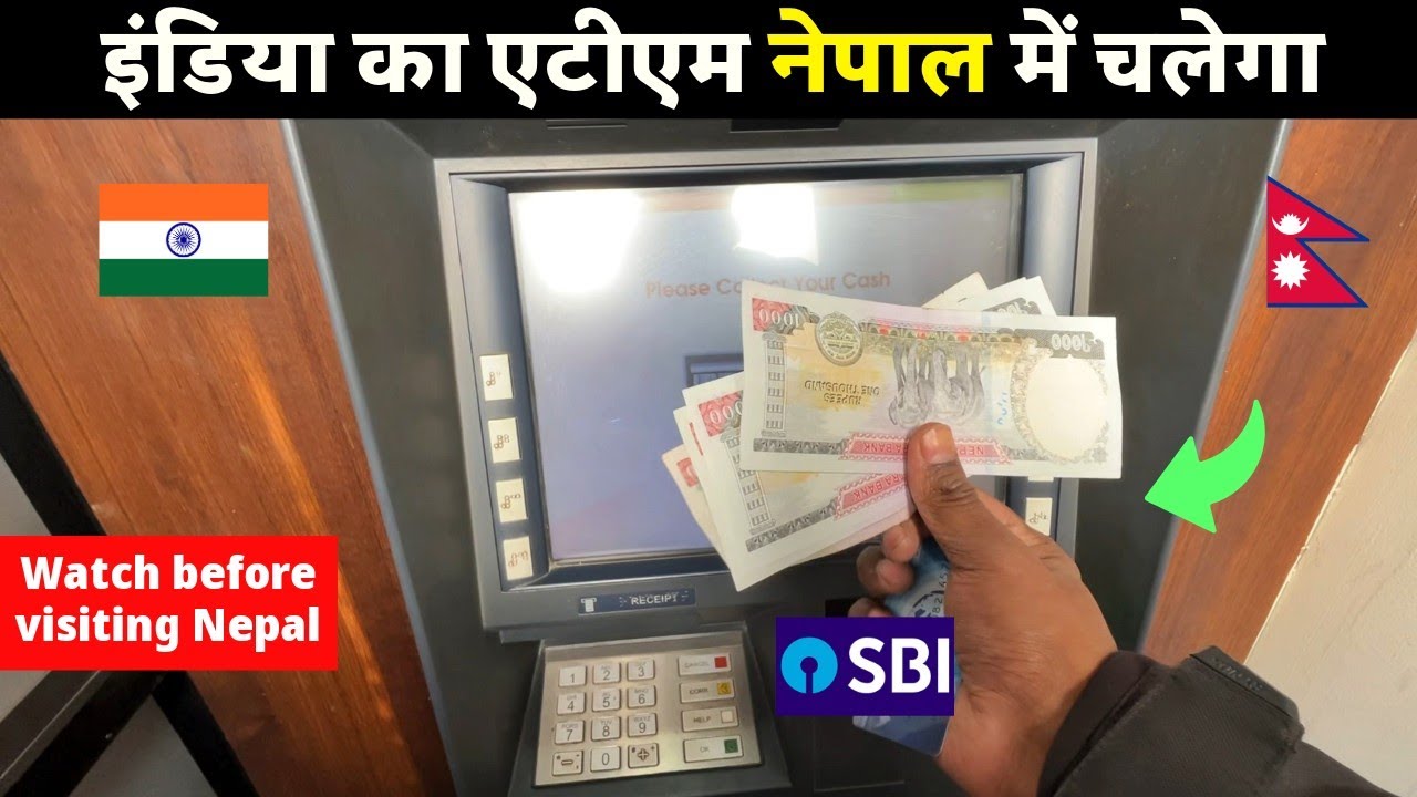 HOW TO USE INDIAN ATM IN NEPAL? 🇳🇵| Withdrawal charges (SBI Visa/Master Debit Card)