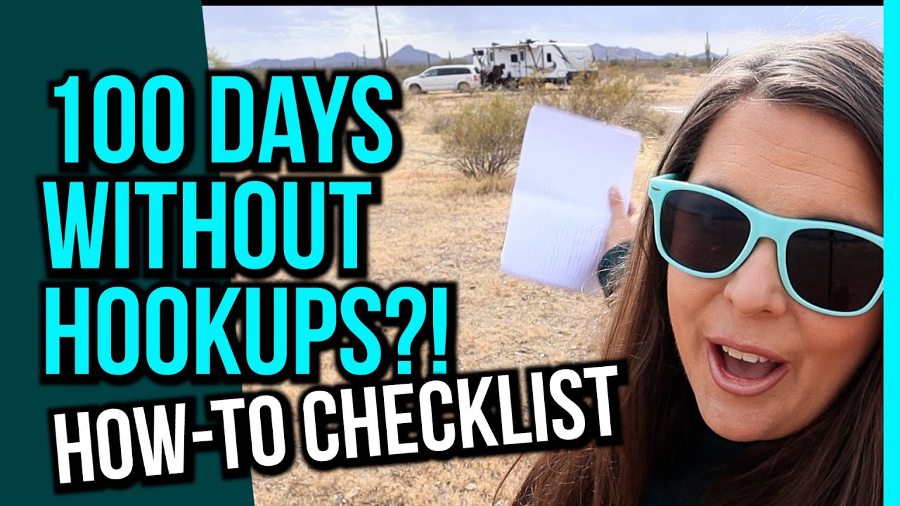 Long Term Boondocking Checklist | RV 100 Days OFF GRID