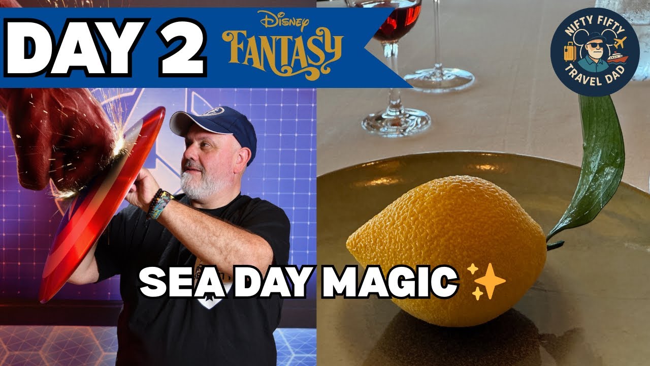 Disney Fantasy 2025 Cruise Vlog Day 2 | Sea Day Fun, Royal Gathering, Remy Dessert & More! ✨