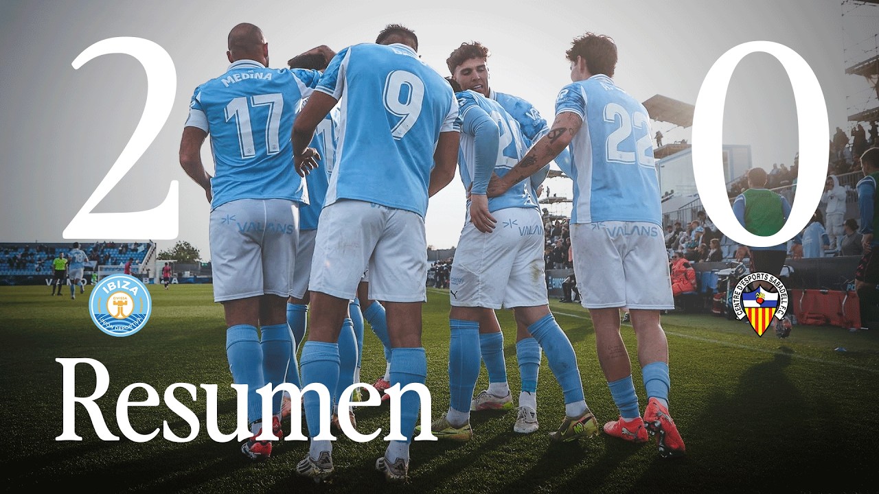 UD IBIZA 2-0 CE SABADELL | RESUMEN