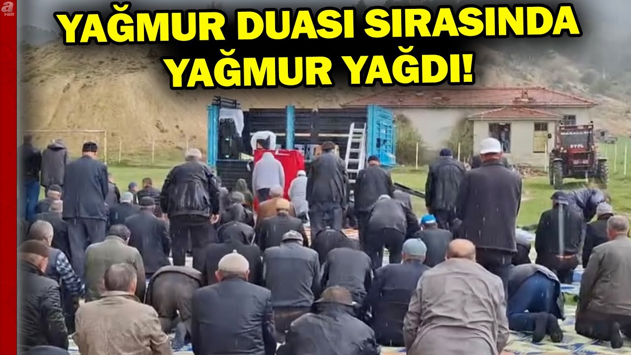 Yağmur Duası Kabul Oldu, Sağanak Bastırdı! | A Haber