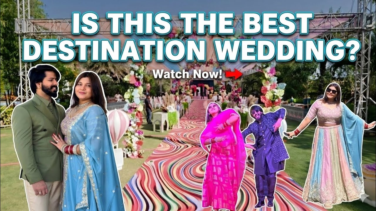 Is this the best destination wedding? 🌸💍 | Nashik | Childhood Friends ❤️