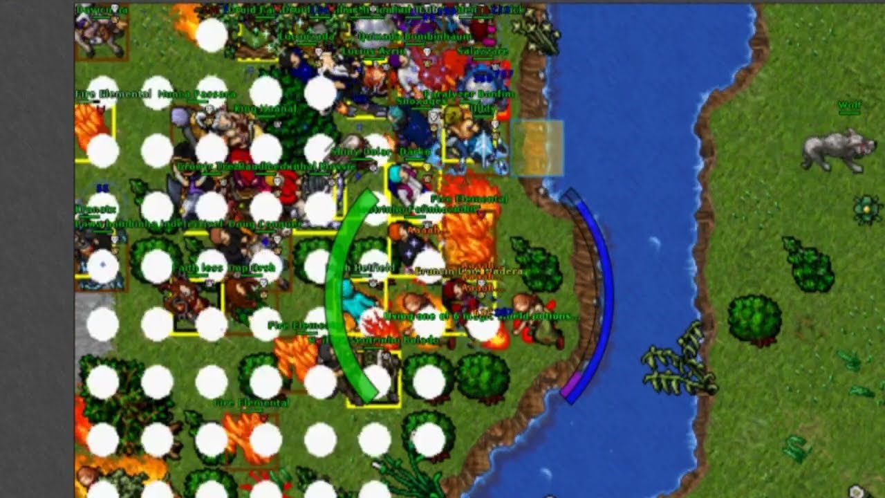 War Tibia - Pelego em Honbra - Massacre em Edron