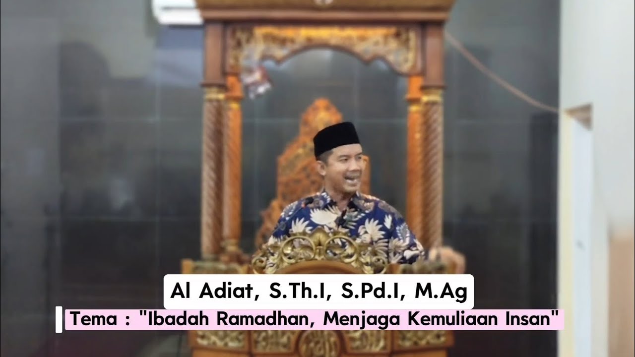 Ceramah Shubuh (04 Ramadhan 1447 H)