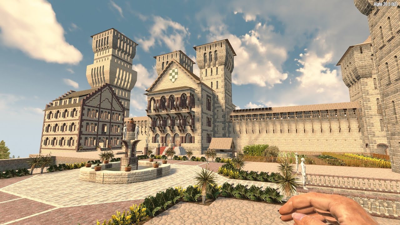 Meine 7 Days to Die Burg in der Alpha 20