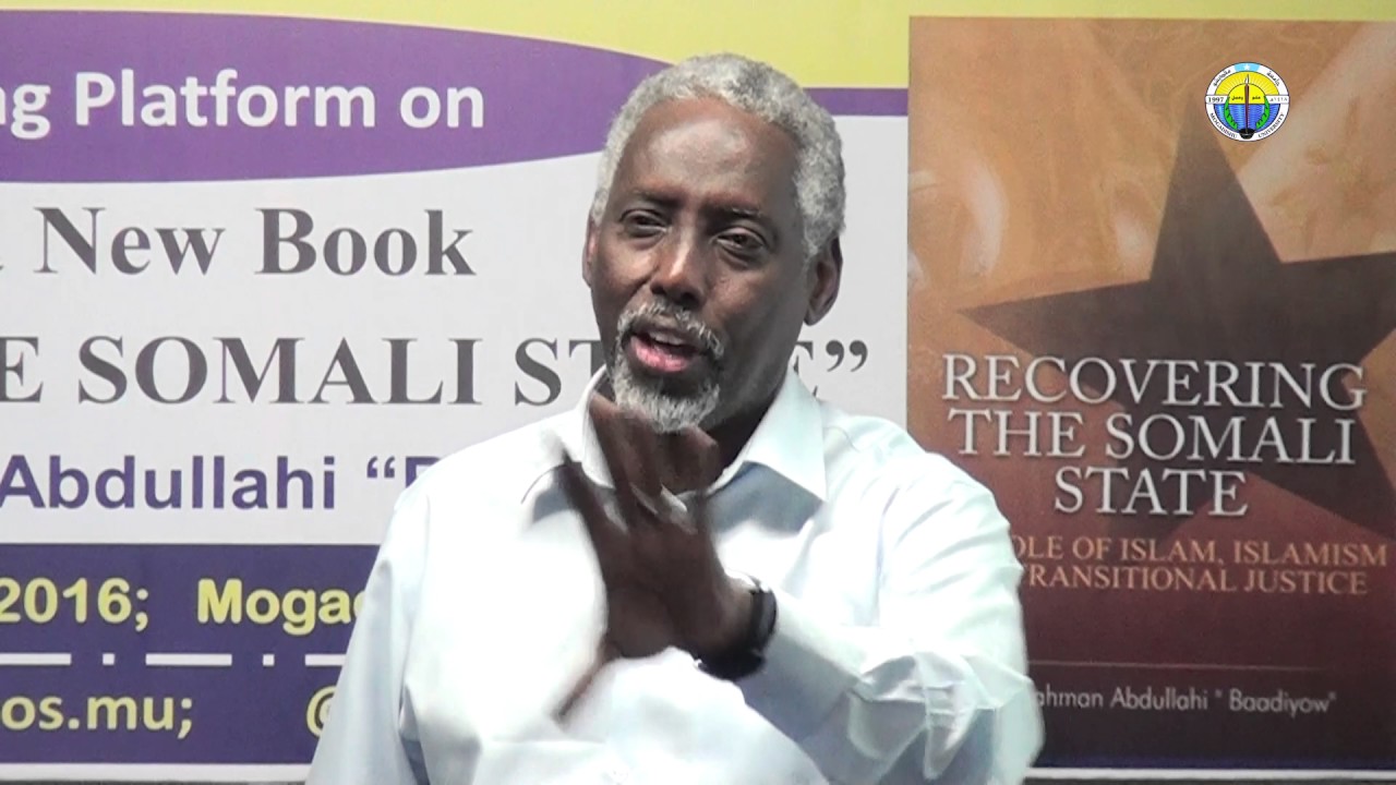 Recovering the Somali State                      by Dr Abdurahman Baadiyow