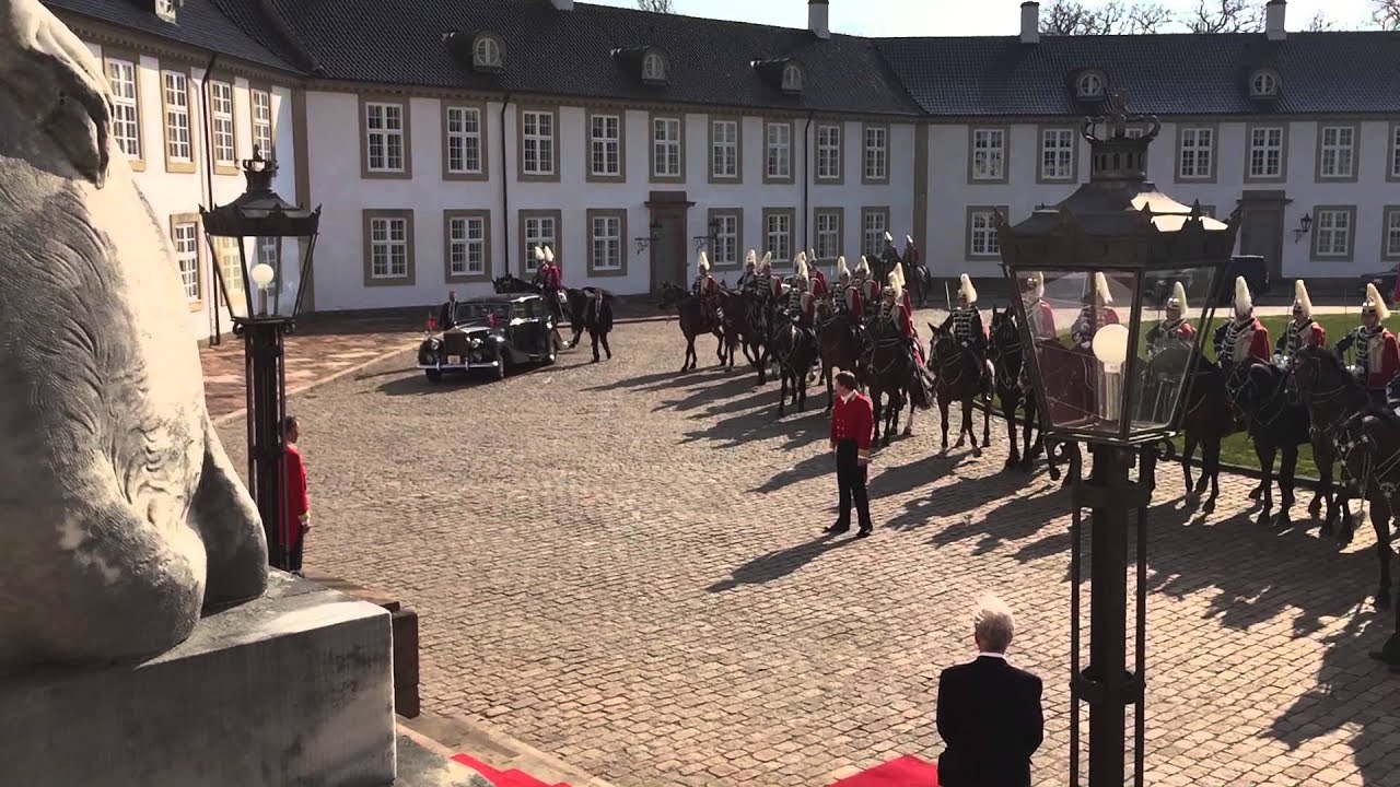 State Visit of king Willem-Alexander and Queen Máxima to Denmark, arrival