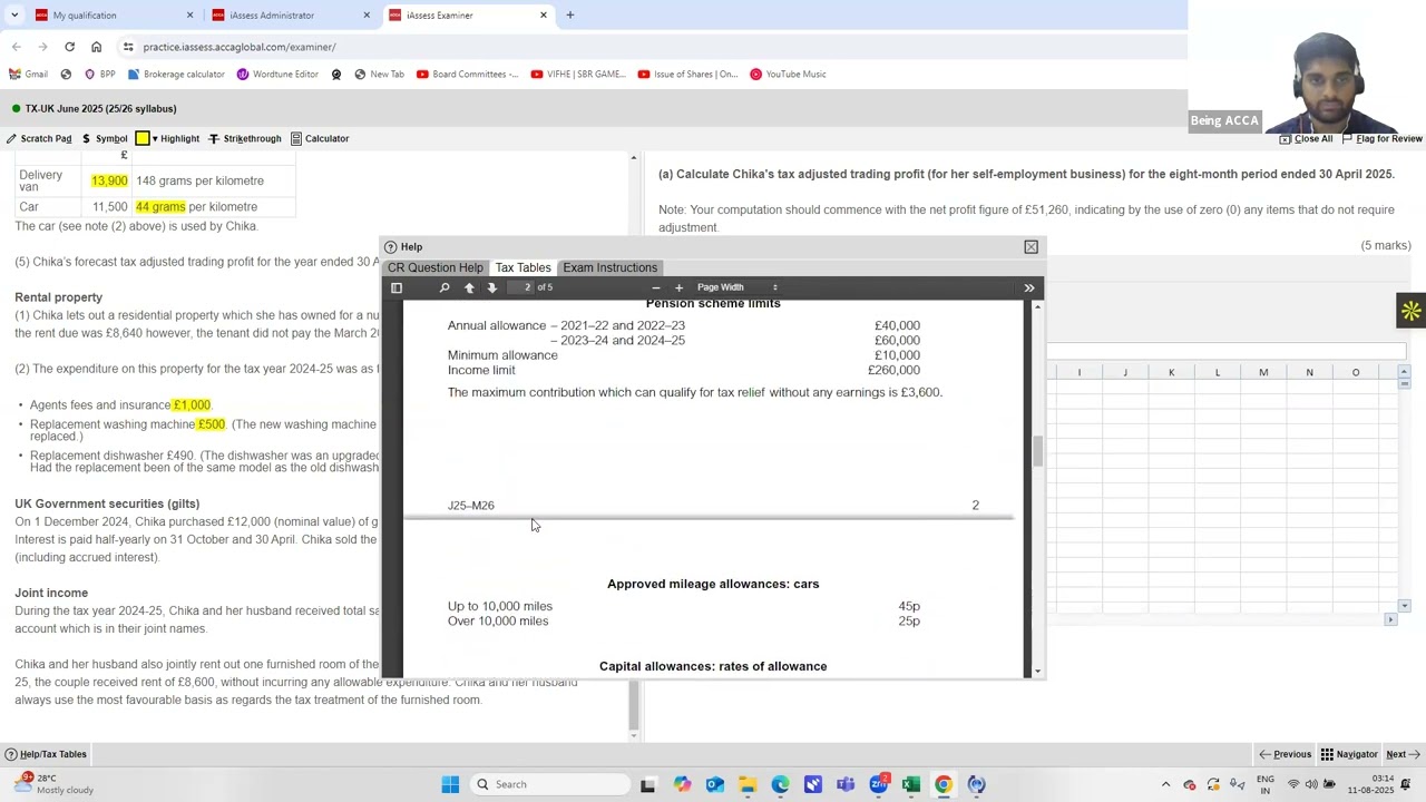 ACCA TAX UK | Chika | Past Paper Question | March/June 25 | @beingacca
