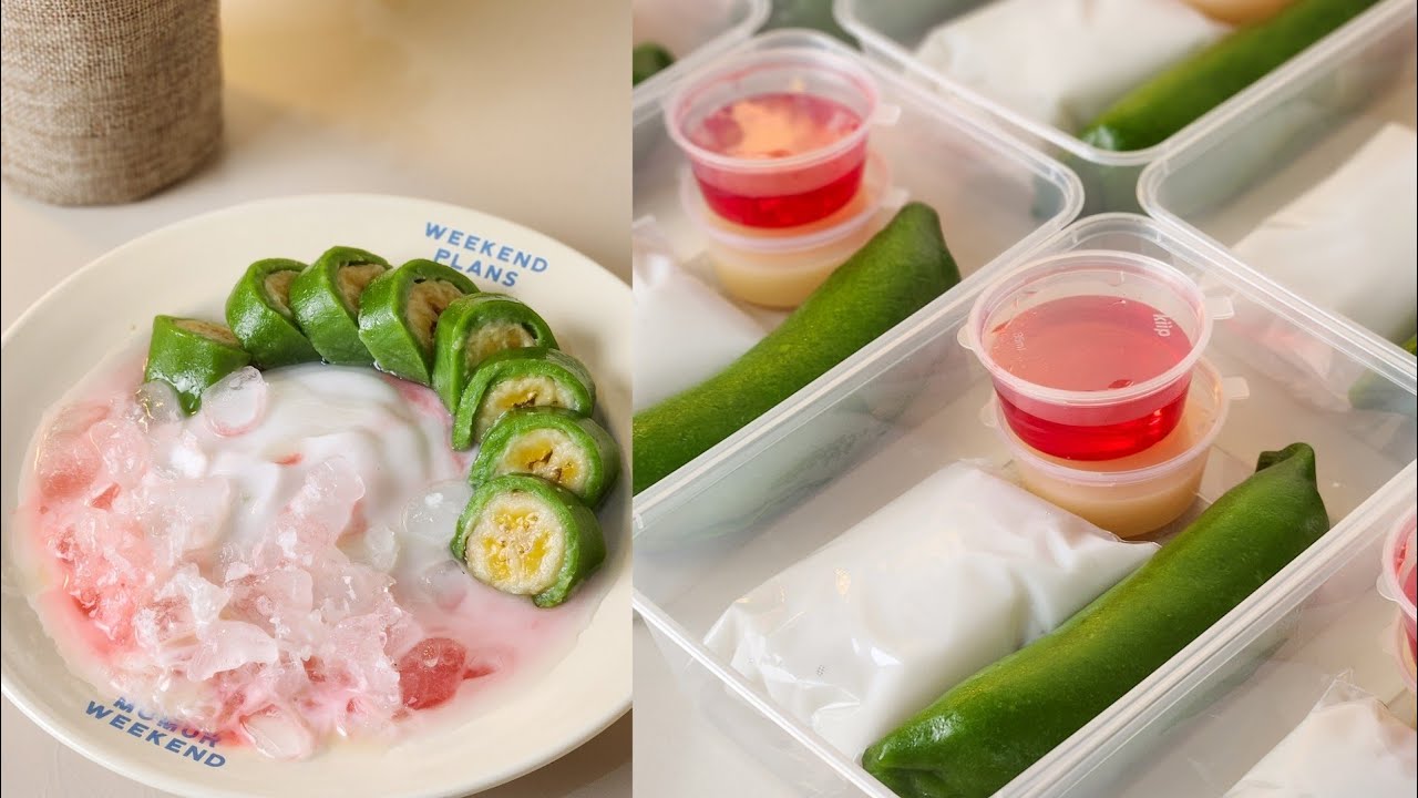 RESEP ES PISANG IJO ANTI GAGAL!