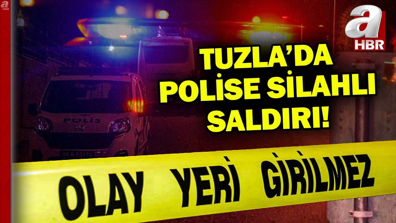 Tuzla'da polise silahlı saldırı: 1 polis yaralandı, zanlı ölü ele geçirildi | A Haber