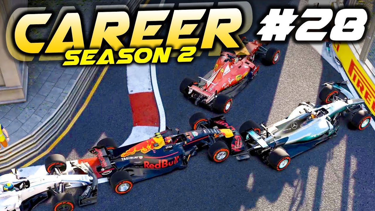F1 2017 Career Mode Part 28: HUGE BAKU CASTLE CRASH!