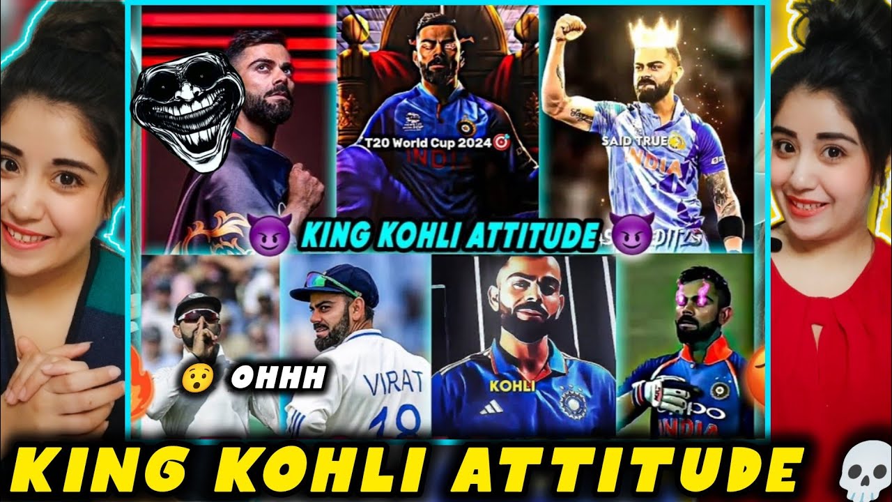 Virat Kohli Sigma Attitude 😎 Reels | Reaction | KING Kohli Thug Life Moments🔥