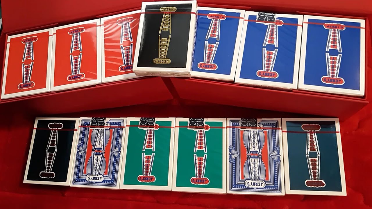 Unboxing over 30 Decks of Jerry's Nugget Playing Cards!