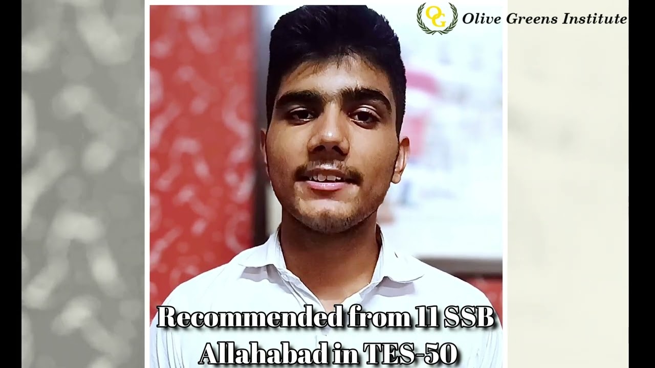 Celebrating Priyanshu's Journey to TES-50 - Recommended by 11 SSB Allahabad! 🌟 #SuccessStory