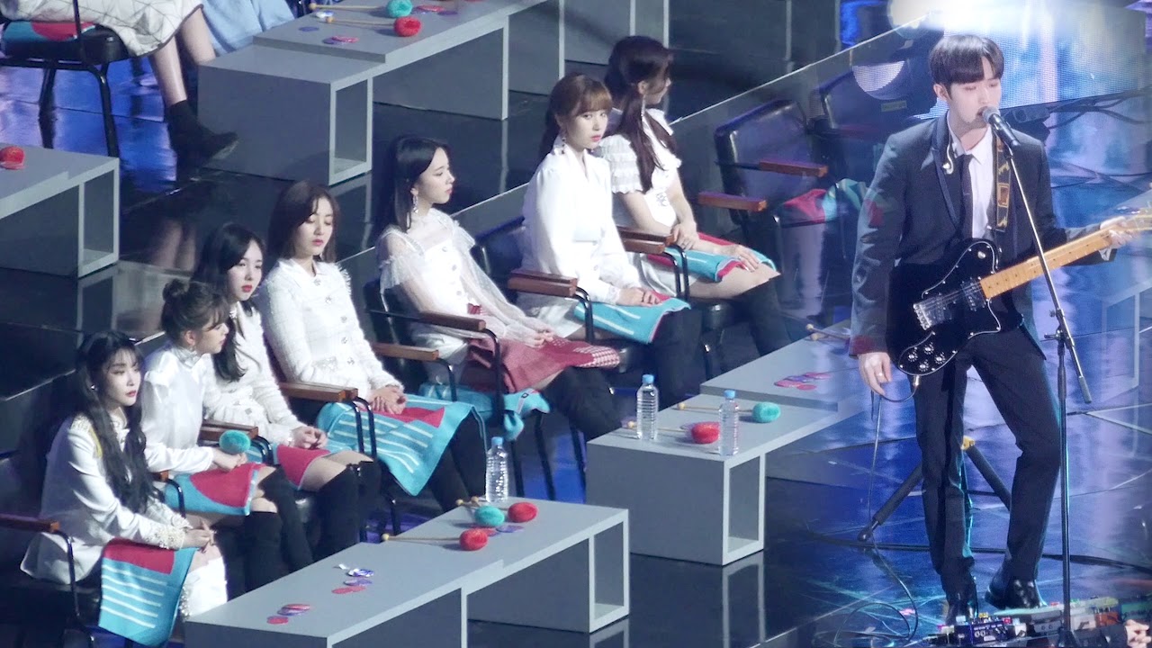 트와이스, 청하 TWICE 리액션 reaction : 워너원 김재환 Wanna One JaeHwan '언제나 겨울 always winter' : fancam : 190105 고척돔