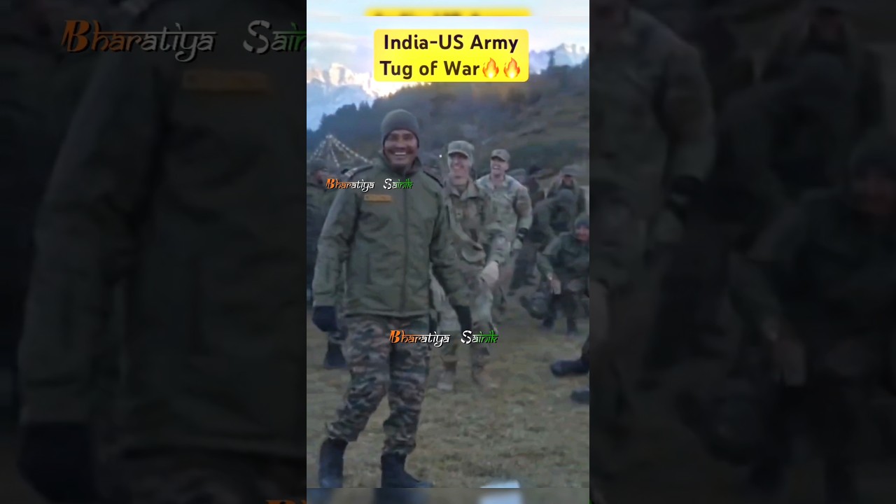 U.S. Army 🇺🇸 Vs Indian Army 🇮🇳 Tug Of War
