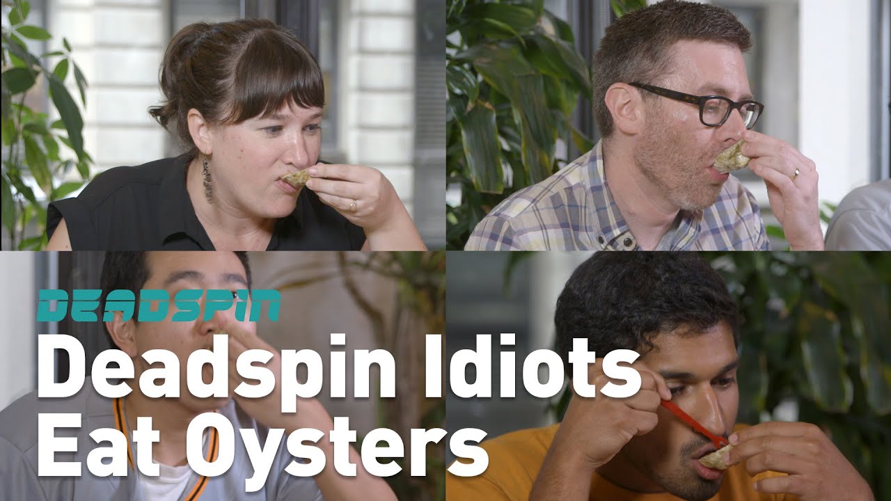 Deadspin Idiots Eat Oysters