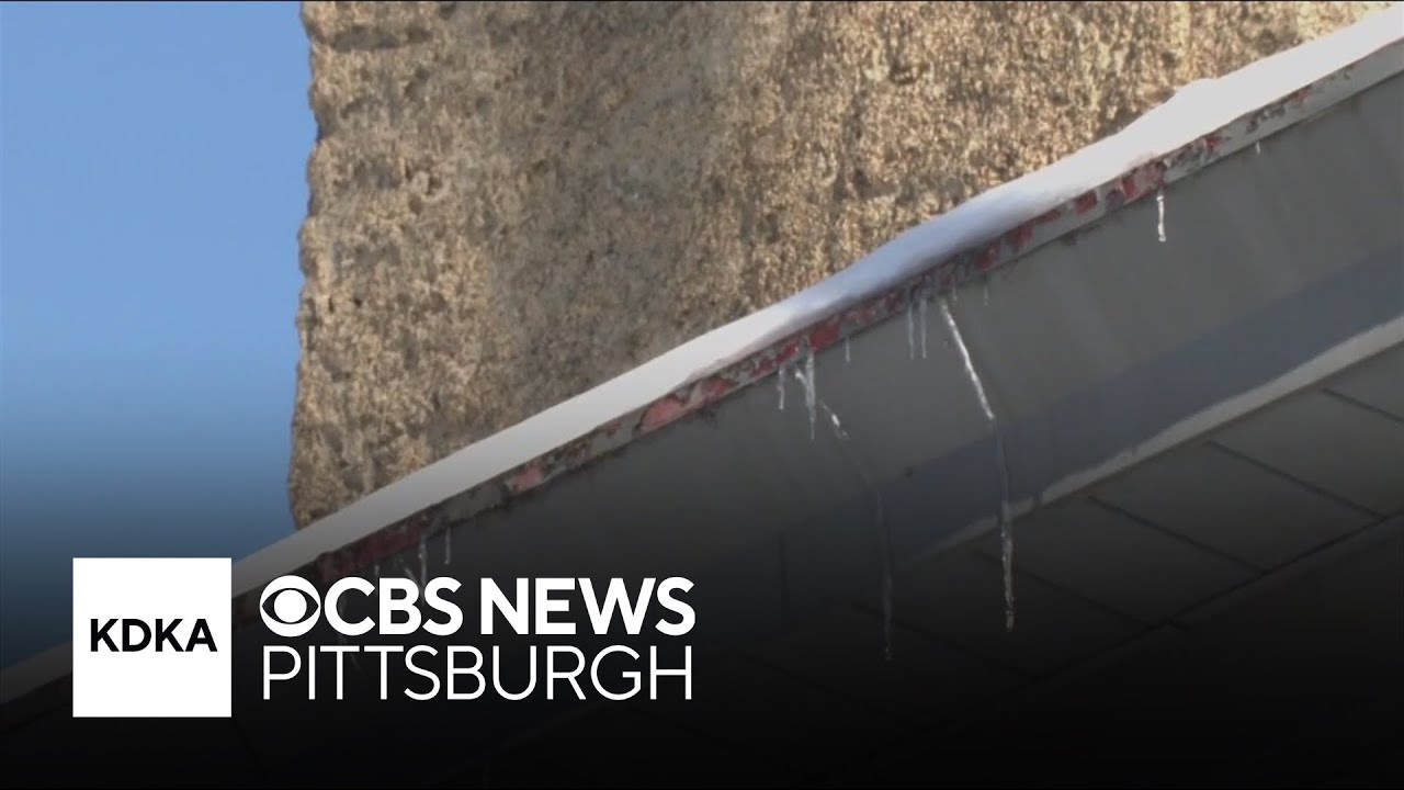 Ice dam dangers as Pittsburgh-area temperatures start to rise