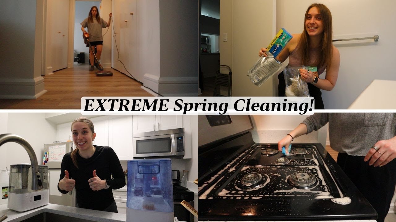 *EXTREME* Deep Clean! Timelapse cleaning and organizing my entire apartment!