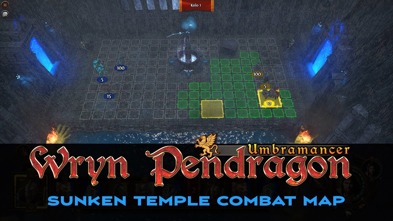 Sunken Temple speed paint - creating custom combat map (H7)