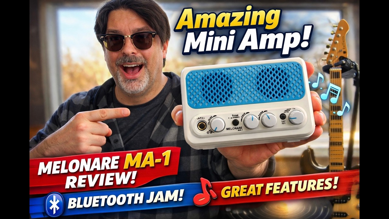 Melonare MA-1 Mini Amp Review | The PERFECT Bluetooth Practice Amp? (10W Rechargeable Guitar Amp)