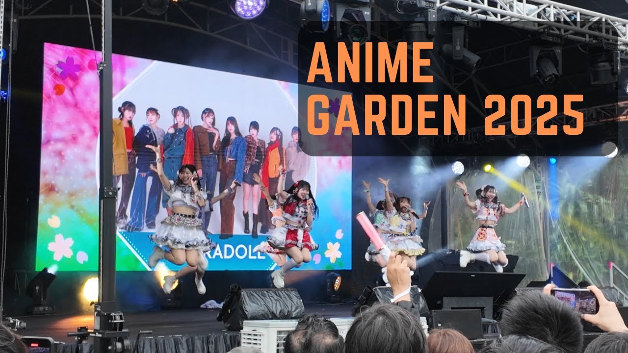 Anime Garden 2025 x I Love Anisong at Gardens by the Bay, Singapore in 4K