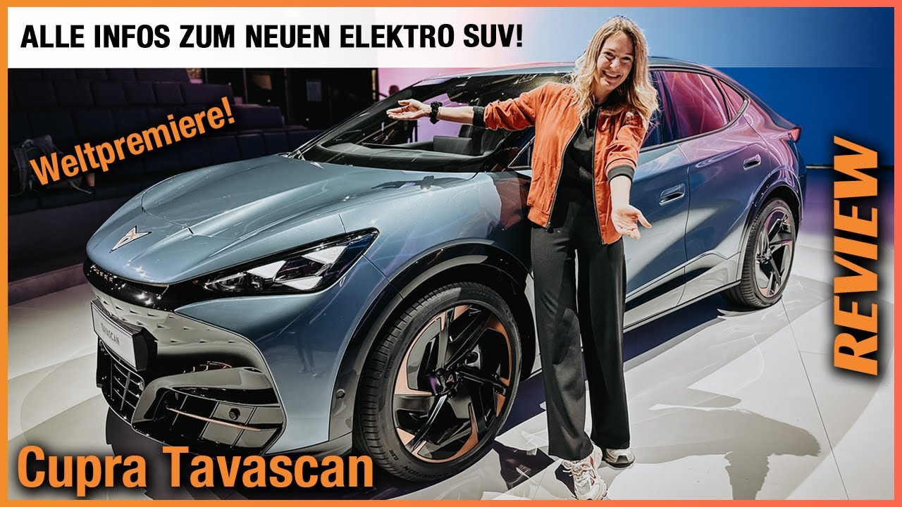 Cupra Tavascan im Test (2023) Weltpremiere des NEUEN Elektro-SUVs! Review | Innenraum | Reichweite