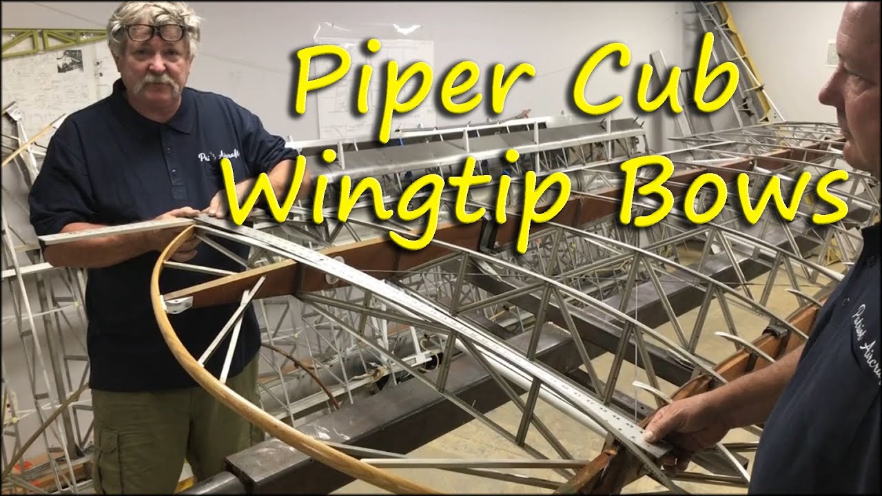 Piper J-3 Cub Wing Restoration - Wingtip Bows