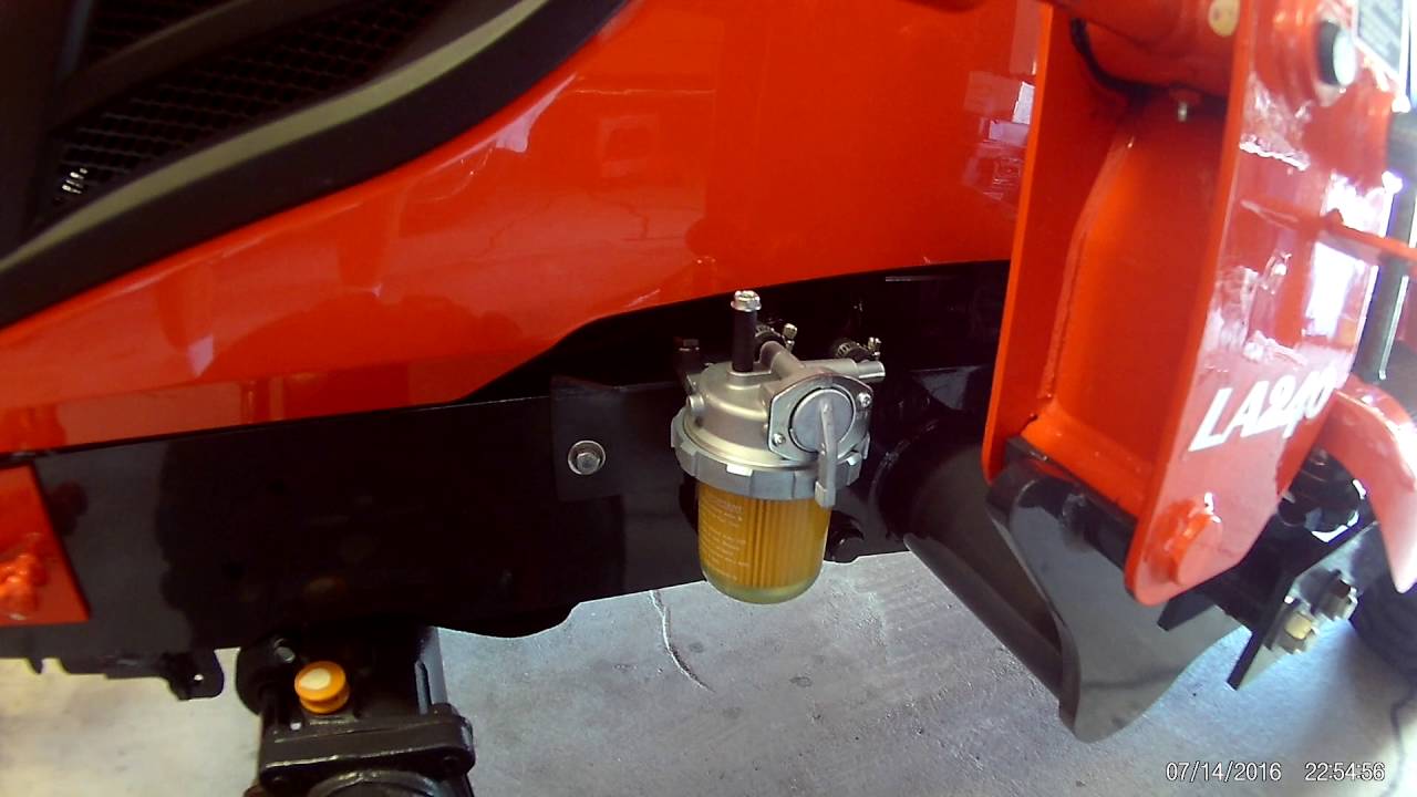 Kubota BX25 filter mod