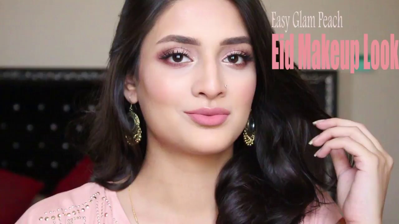 EASY GLAM PEACH | EID MAKEUP LOOK