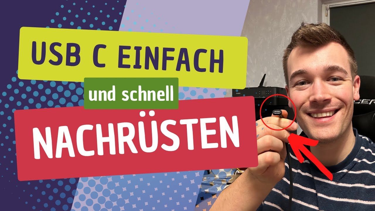 USB C PORT nachrüsten - schnell und einfach